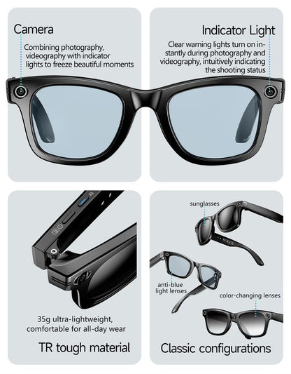 Smart Wireless Bluetooth Glasses
