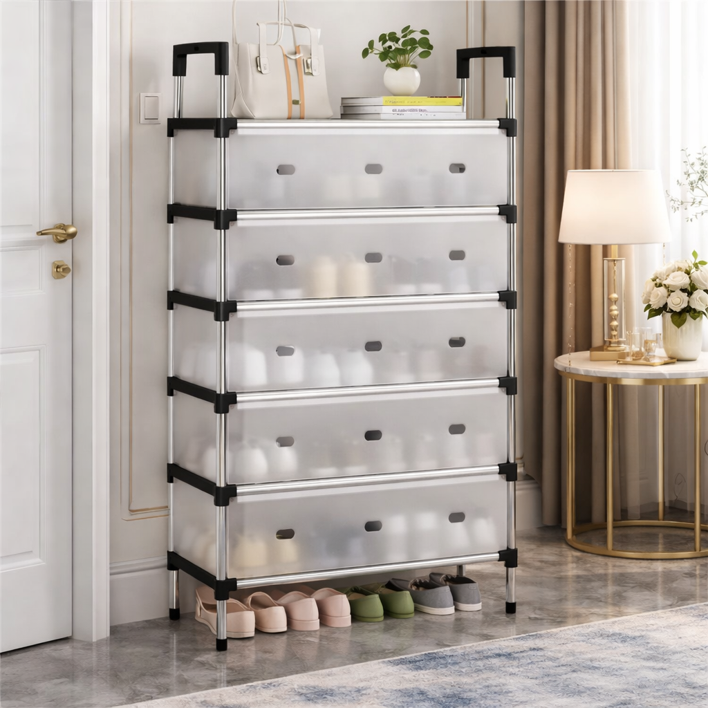 Multilayer Dustproof Shoe Rack Organizer