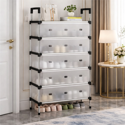 Multilayer Dustproof Shoe Rack Organizer