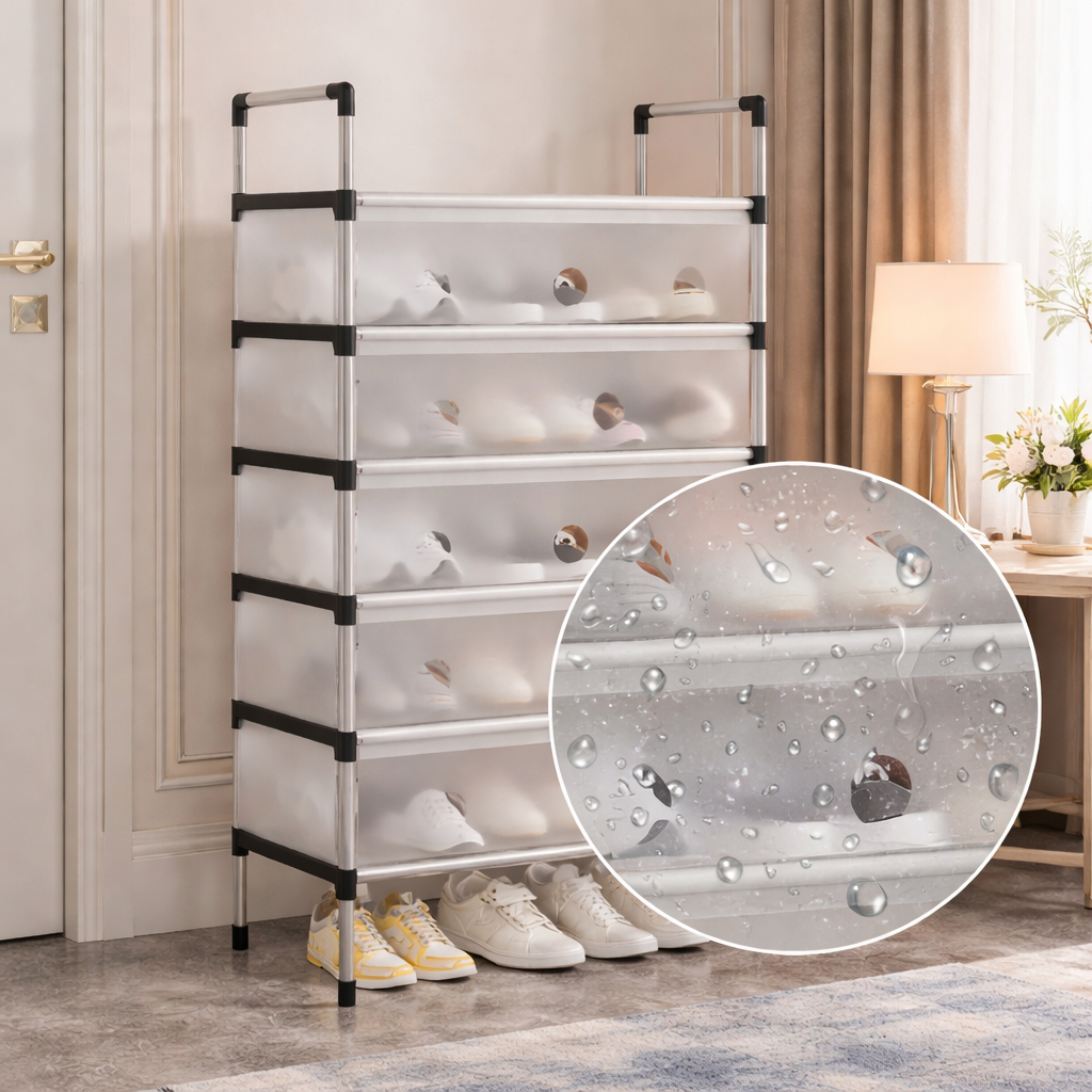 Multilayer Dustproof Shoe Rack Organizer