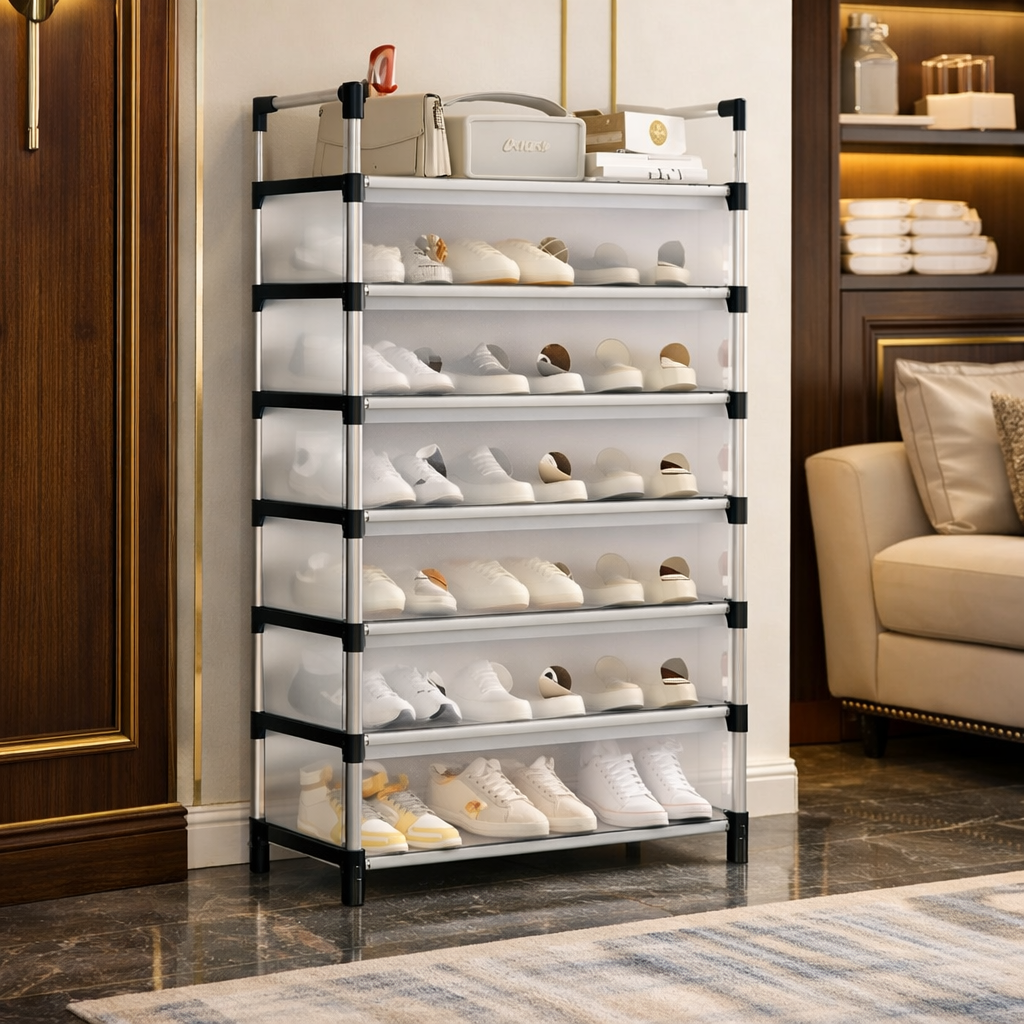Multilayer Dustproof Shoe Rack Organizer