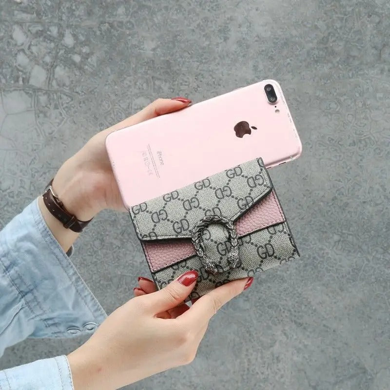New Style Women's Short Wallet Female Student Three-Fold