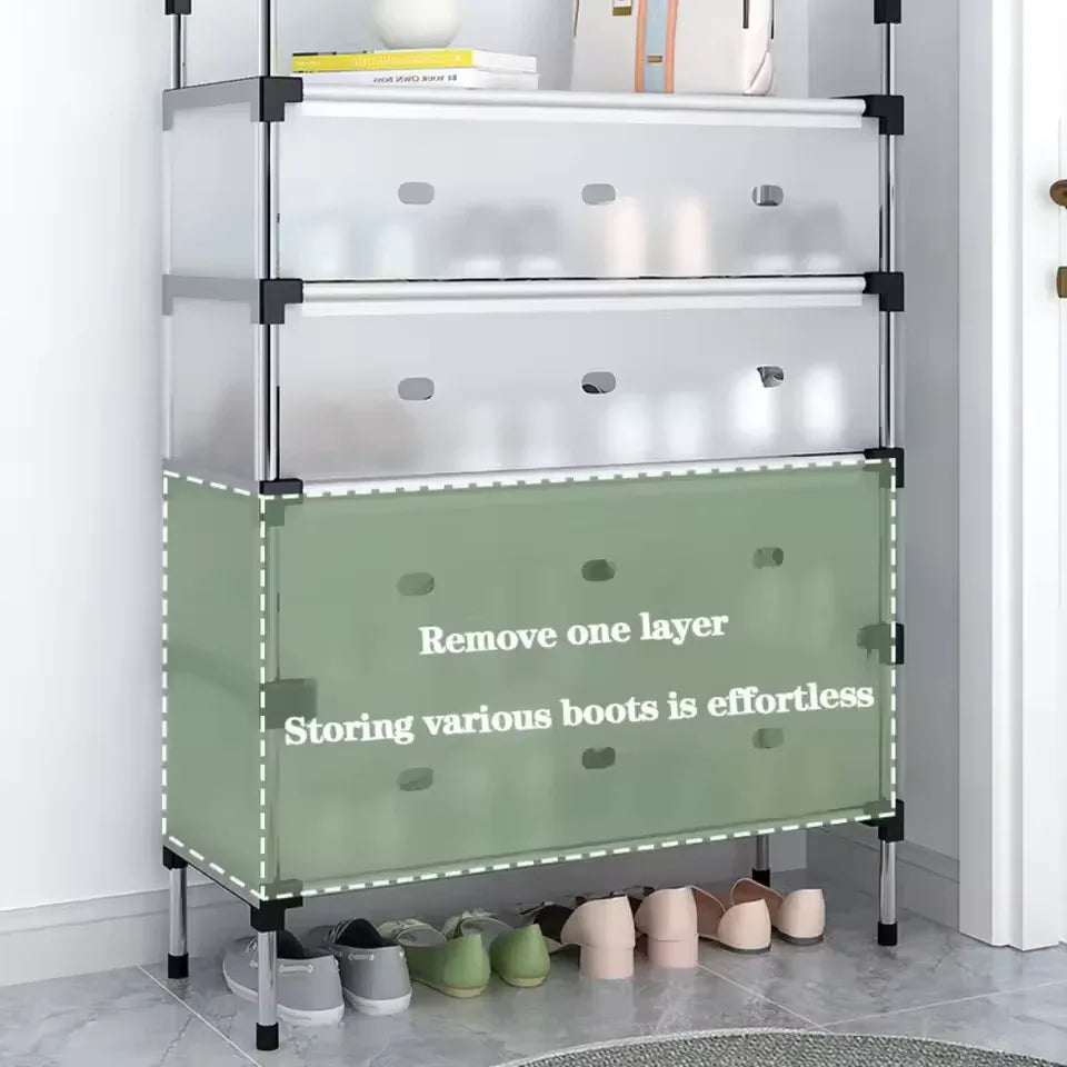 Multilayer Dustproof Shoe Rack Organizer